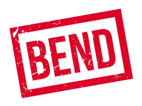 Bend rubber stamp Illustrazione stock