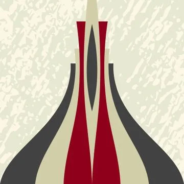 Bended lines abstract background with space for text. Pattern design for banner 스톡 일러스트