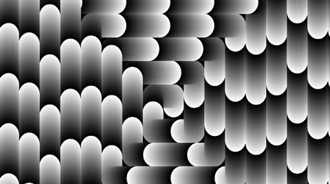 Bended shape with floating pattern-802-ap Video stock 62256593