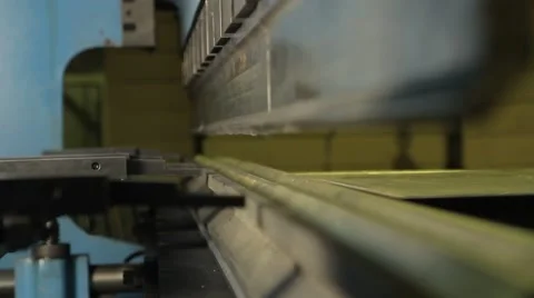 Bender machine bending metall Video stock 62865138