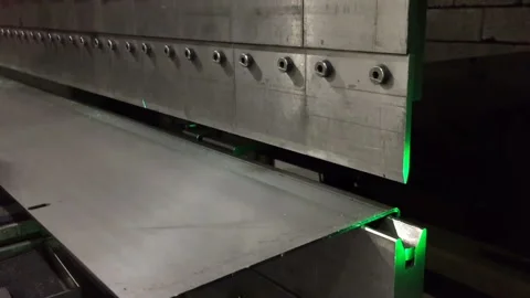 Bending machine CNC bend part Video stock 96306555
