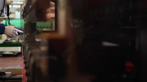 Bending mechanical Stock Footage 68767878