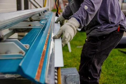 Bending metal Stock Photos