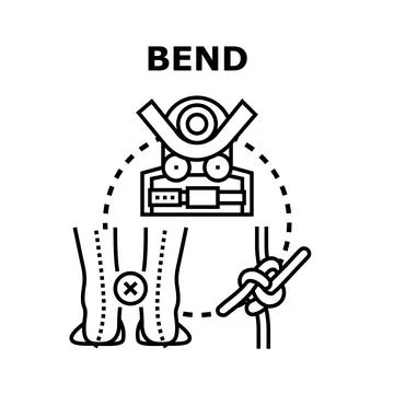 Bending metal sheet manufacturing process and human body posture problems Illustration