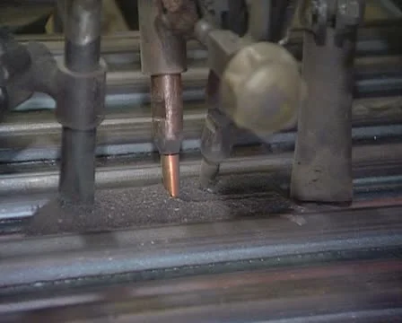 Bending pipes Stock Footage 10718104