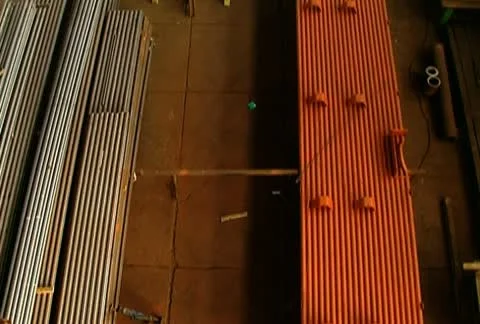 Bending pipes Stock Footage 10718251