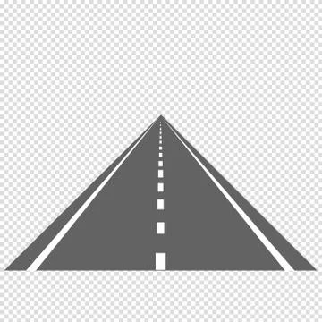 Bending roads and highways vector illustrations Stock Illustration