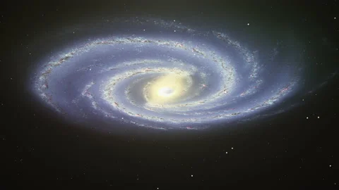 Beneath the Galaxy 60 fps Version Stock Footage 169356594