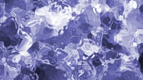 Beneath the shimmering emerald waves, a pulse of life echoes in shades of purple Stock Footage 310642492