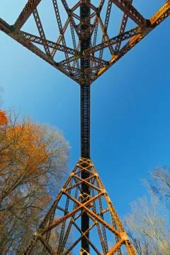 Beneath the Trestle Stock Photos