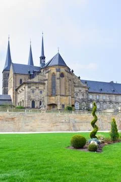 Benedictine monastery in Bamberg Stock Photos