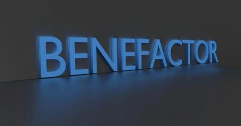 Benefactor Word Stock Illustration