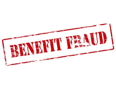 Benefit fraud Stock Illustration