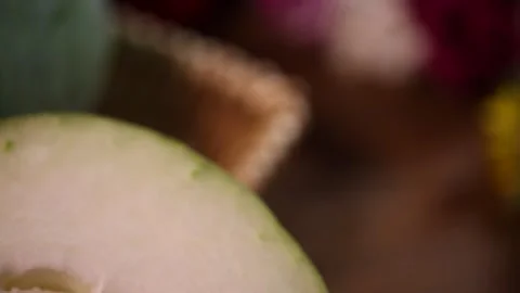 Benefit water and remove fire, wax gourd for health preservation (2) Stock Footage 202260516