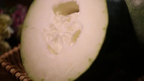 Benefit water and remove fire, wax gourd for health preservation (4) Stock Footage 202260522