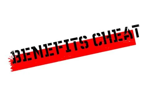 Benefits Cheat rubber stamp イラスト素材