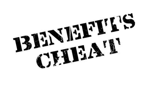 Benefits Cheat rubber stamp イラスト素材