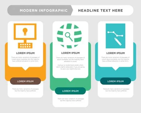 ,  , benefits of computer infographic Stock Illustration