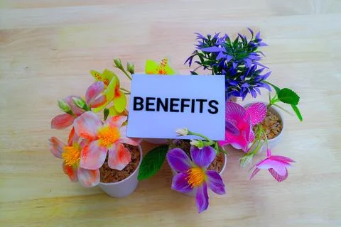 Benefits concept  库存照片