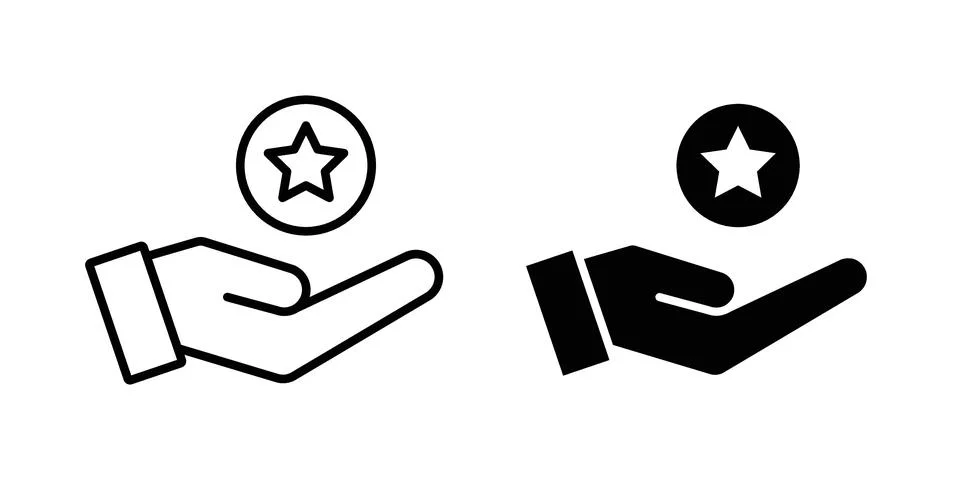 Benefits icon design. Simple Vector illustrations.. Stock Illustration