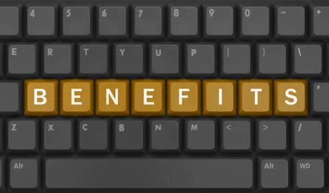 Benefits 스톡 일러스트
