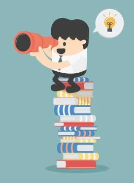 Benefits of Reading Stock Illustration