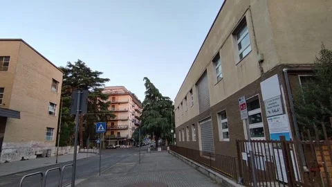Benevento - Edifici scolastici da Via Marmorale Stock-Footage 302725829