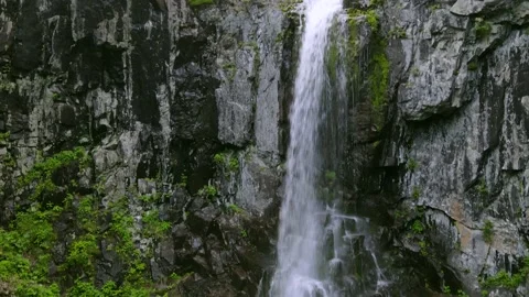 Benevskoy waterfall path through the forest, Primorsky Krai Stock Footage 226417623