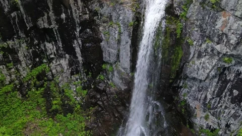 Benevskoy waterfall path through the forest, Primorsky Krai Stock Footage 226418446