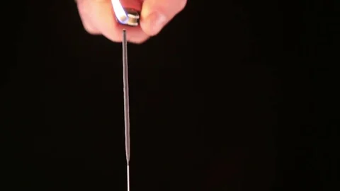 Bengal fire burning Stock Footage 72571564