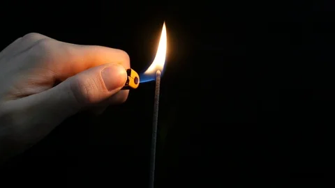 The Bengal Firework On The Black Background Real Time Capture 스톡 동영상 127187371