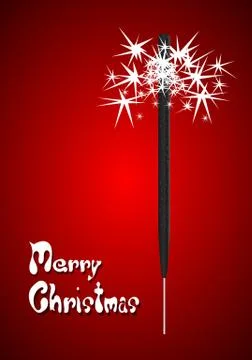 Bengal light on the red background イラスト素材