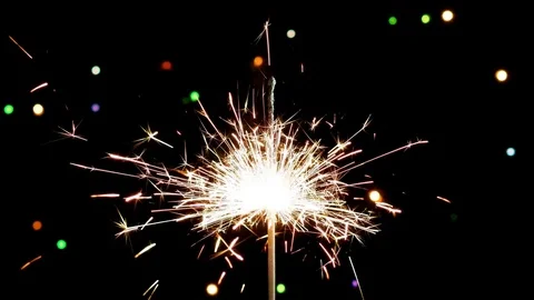 Bengal lights. Stock Footage 84057460