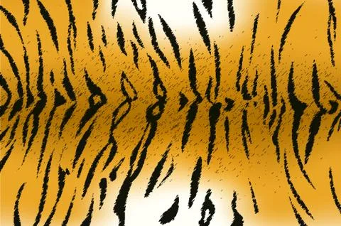 Bengal tiger stripe pattern Illustrazione stock