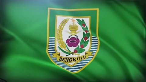 Bengkulu Flag Stock Footage 332183315