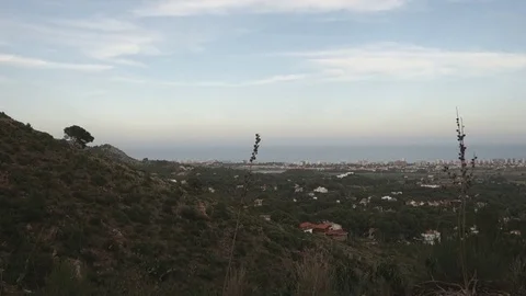 Benicasim landscape Stock Footage 76467306