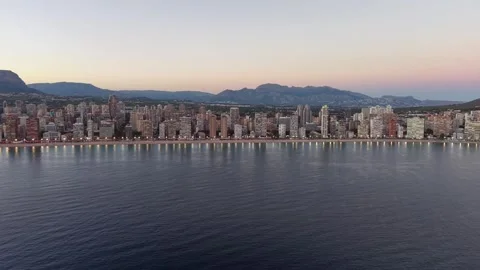 Benidorm in Alicante, Spain Stock-Footage 346378918