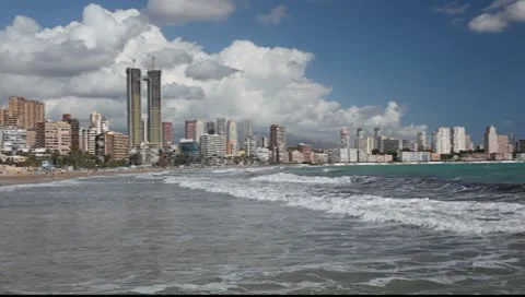 Benidorm, Spain Stock Footage 8967580