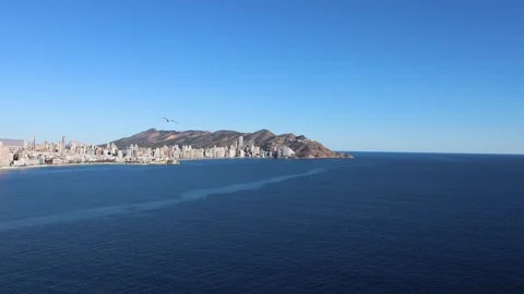 Benidorm, Spain - January 7 2024 "Beautiful weather in South Spain during t.. Stock Footage 262241666