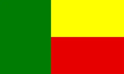 Benin Flag Design Stock Illustration