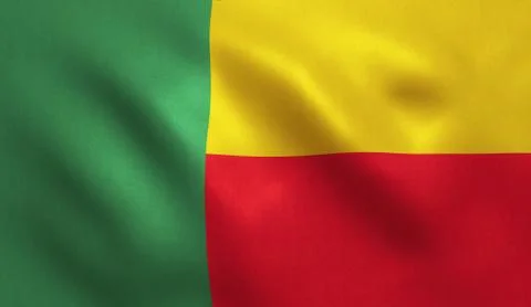 Benin Flag Stock Illustration