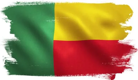 Benin Flag Stock Illustration