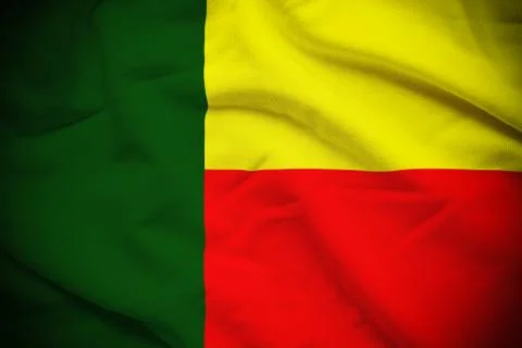 Benin Flag Stock Photos