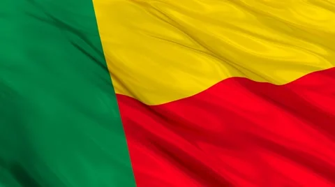 Benin flag Seamless Vídeo Stock 49085847