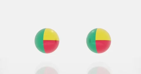 Benin flag symbol Stock Footage 195183873