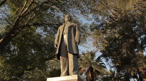 Benito Juarez Statue Stock Footage 47396713
