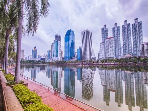 Benjakitti Park Stock Footage 80985912