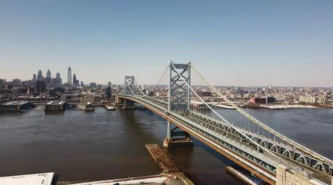 Benjamin Franklin Bridge Foto stock