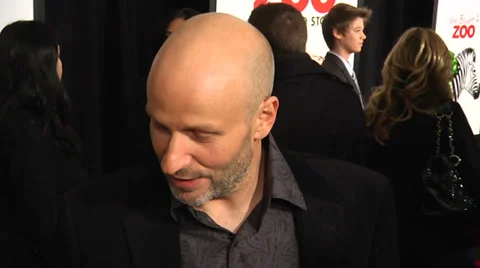 Benjamin Mee on the red carpet (BoughtZoo-16) Video stock 36068401