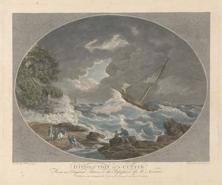 Benjamin Thomas Pouncey, active 1772 1799, British, Dissolution of a Cutte... Stock Photos